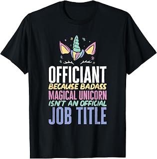 Wedding Officiant Unicorn Marriage Officiant T-Shirt