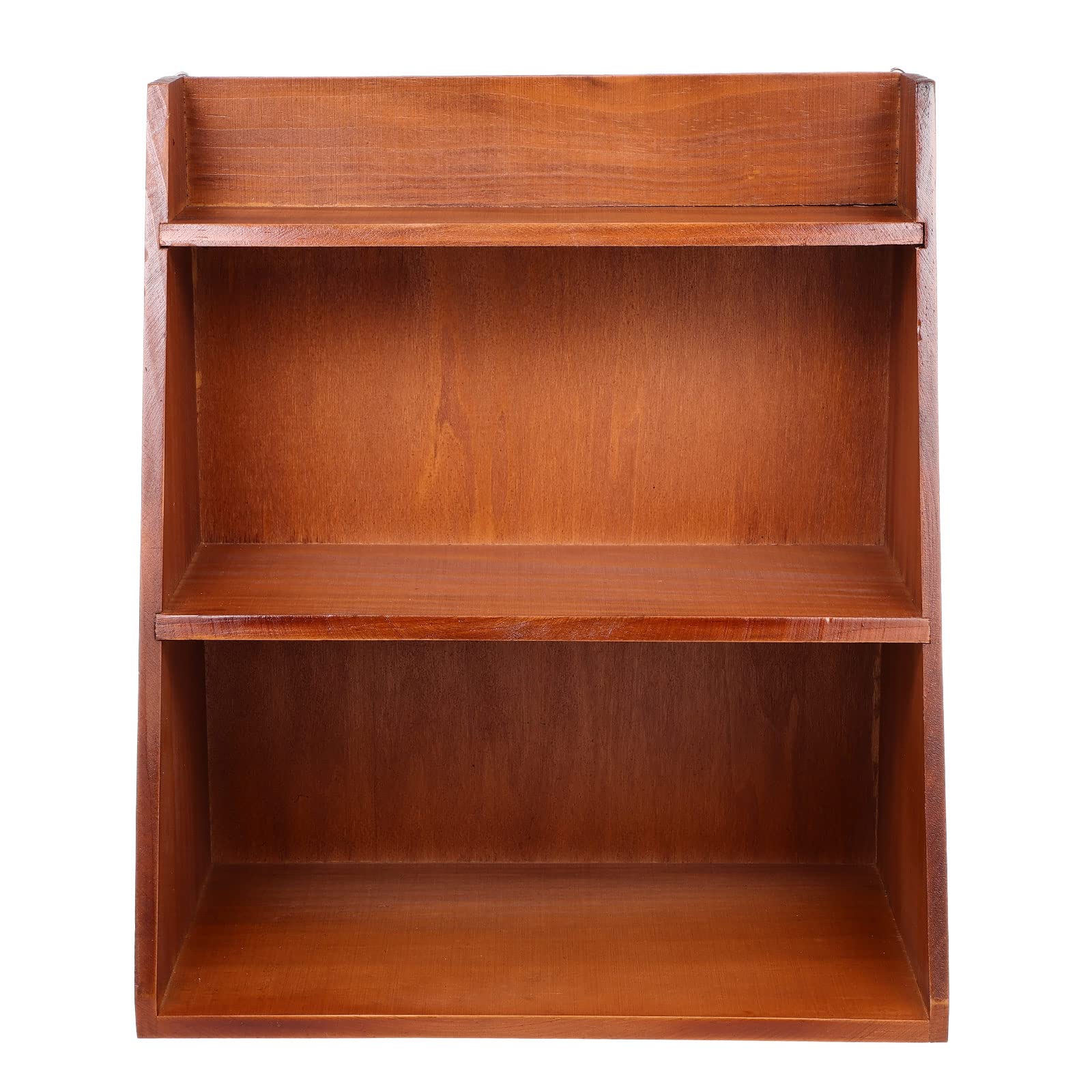 Étagère de rangement meuble de stockage en bois marron Yardwe multicouche