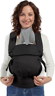 Baby Carrier Newborn to Toddler, Adjustable Toddler Carrier, Baby Holder Carrier, Kangaroo Infant Carriers with Widen Shoulder Straps, Black