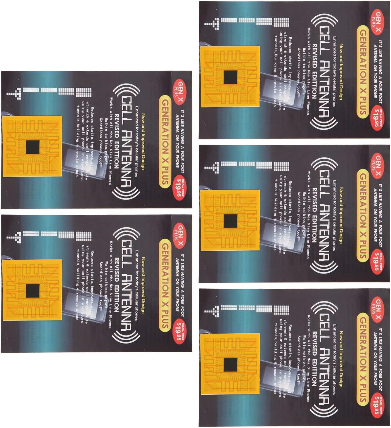 Phone Signal Enhancement Stickers, Phone Signal Stickers Lasting Performance Wide Use for Mobile Phone