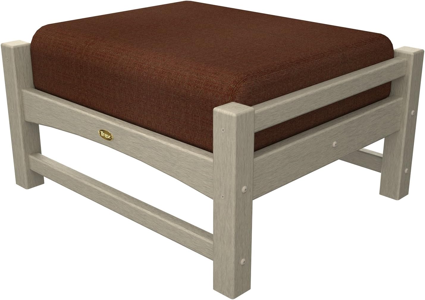 Trex Outdoor Furniture Rockport Club Sand Castle Ottoman