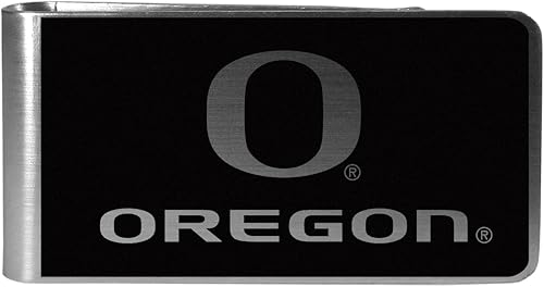 Vista 24 de Siskiyou Sports NCAA Unisex Black and Steel Money Clip