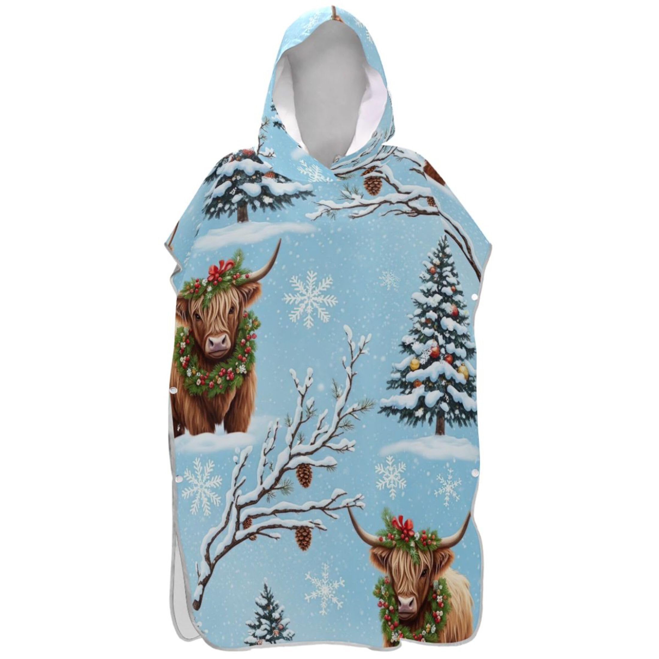 Poncho de surf taille unique pour se changer facilement sur la plage