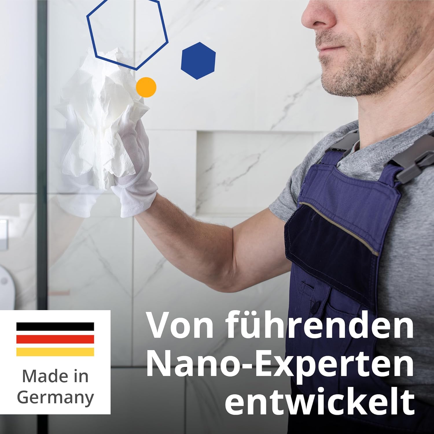 CGX Bathroom & Shower Nano-Sealer | 5+ Years Protection with only one Application | Indoor Sealant for Glass, Plastic & Ceramic | Unique Graphene Technology | 1 fl.oz.