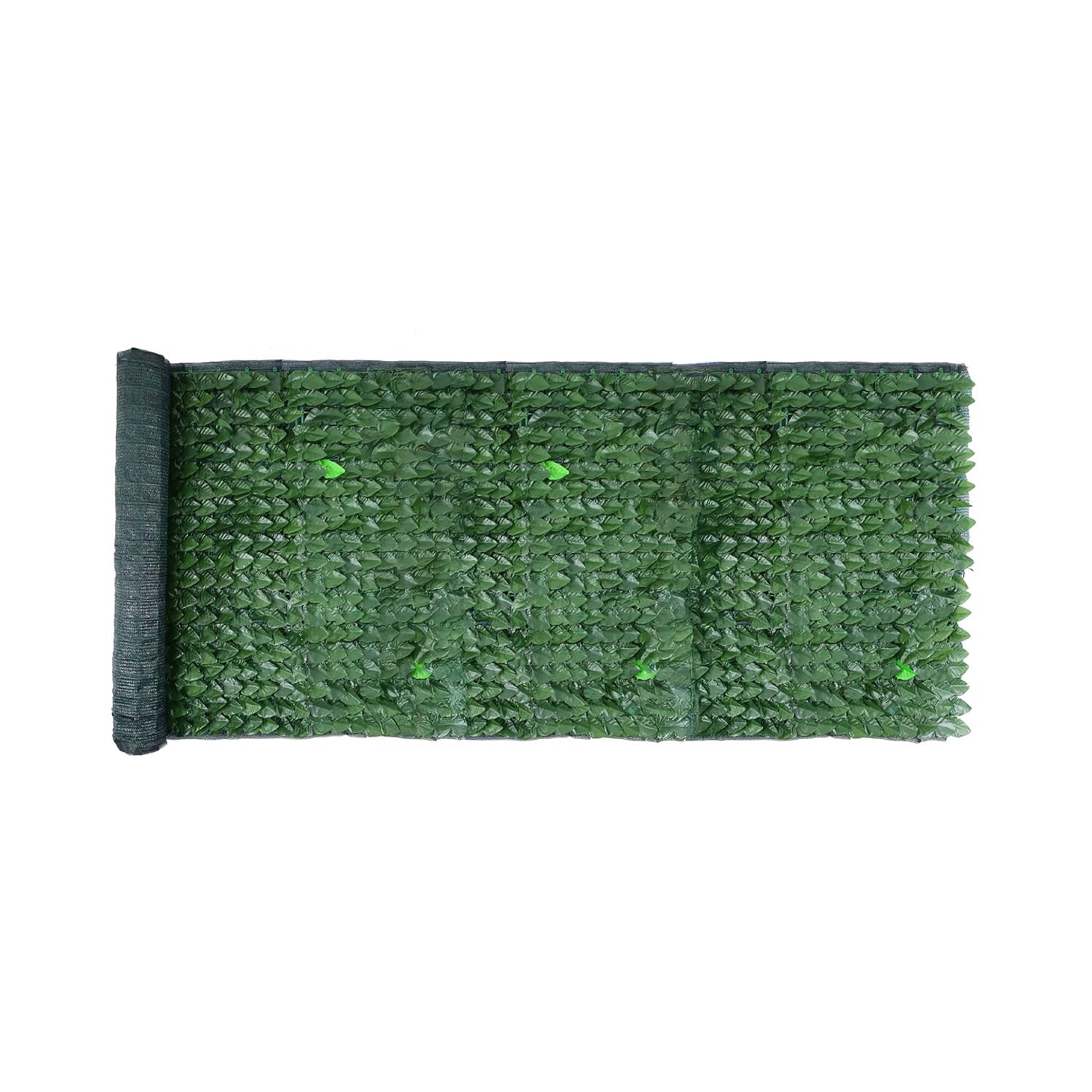 Siepe Artificiale Da Esterno 100x300 Cm – Foglie Di Lauro In PVC E Rete Ombreggiante, Frangivista Per Giardino E Balcone