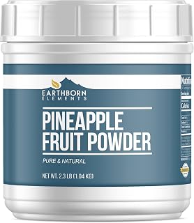 Earthborn Elements Pineapple Fruit Powder 2.3 lb, Pure & Natural, Smoothie Mix-In