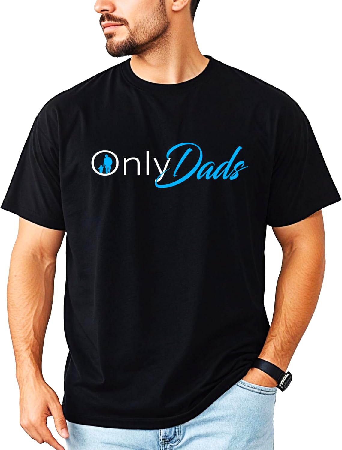 Only Dads Shirt for Men Funny Graphic Tee for Father's Day