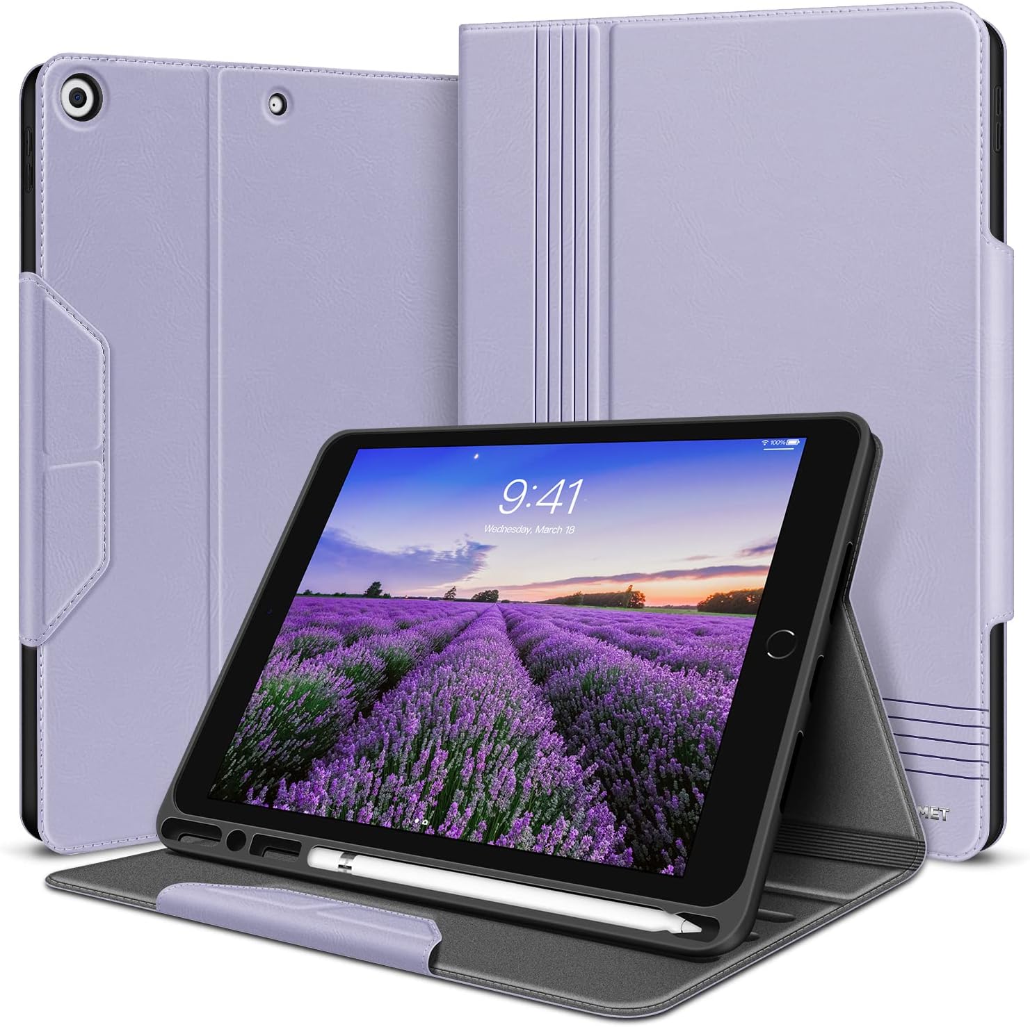 Hülle Ipad 9 Generation Mit Stifthalter HOLIMET iPad 9./8./7. Generation Hülle Mit Stifthalter, PU-Leder Case