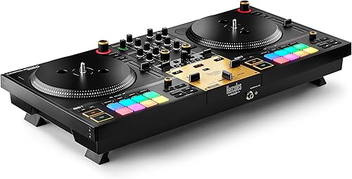 Miniatura 6 de Hercules DJControl Inpulse T7, controlador de DJ motorizado de 2 cubiertas con control STEMS integrado, Serato DJ y DJUCED incluidos