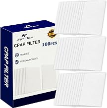 100 Packs Universal CPAP Filters Compatible with ResMed Air 10, Airsense 10, Aircurve 10, S9 Series, Airstart and More CPAP Machines,Premium Disposable CPAP Filters Supplies