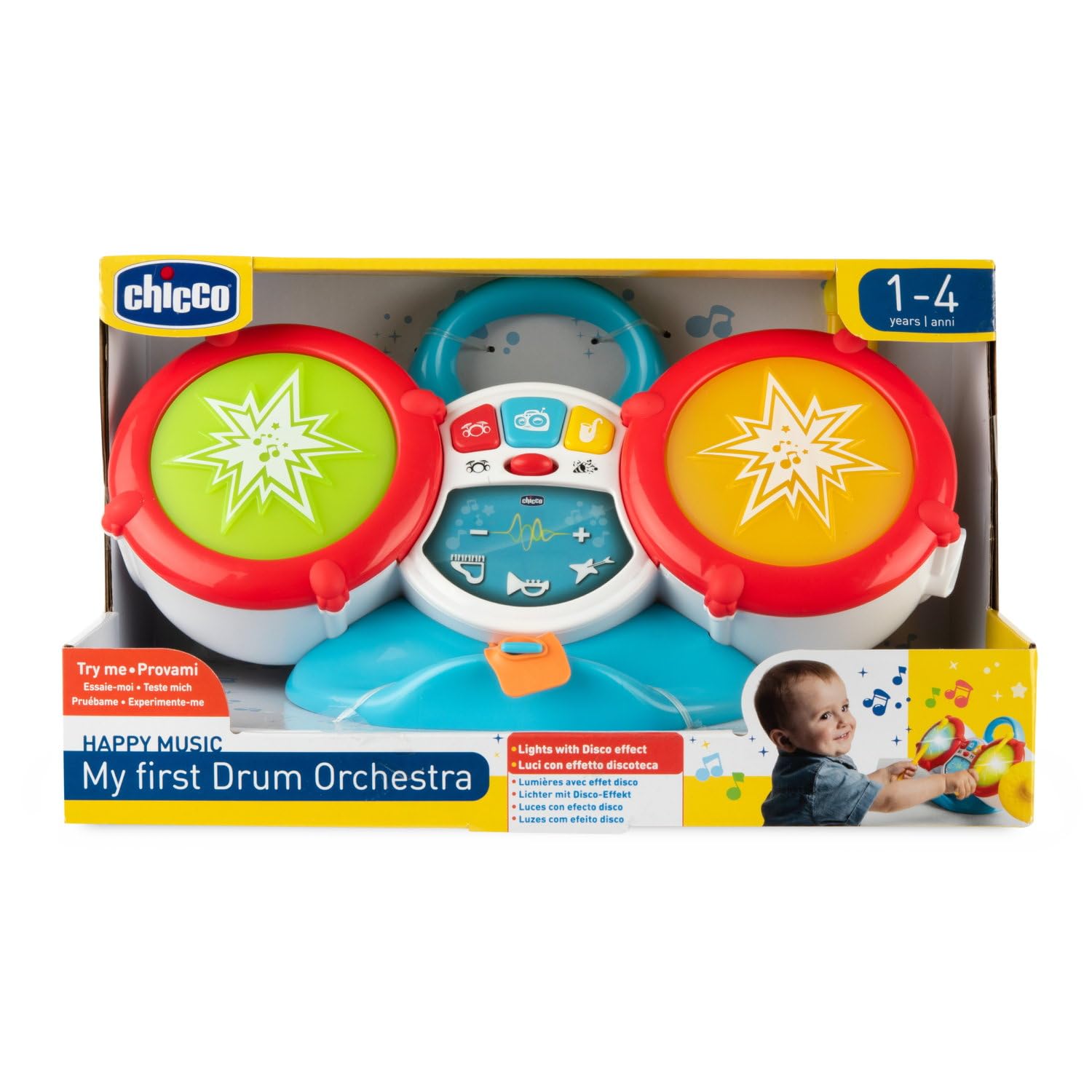 Chicco Ma Première Batterie électronique – 18-36 Mois