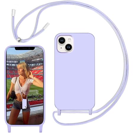 ISOI - Cover con Cordino compatibile con iPhone 11, Regolabile Collana Tracolla Laccio Collo, Trasparente Custodia in Silicone TPU Morbido con Paraurti Airbag Antiurto - Nero