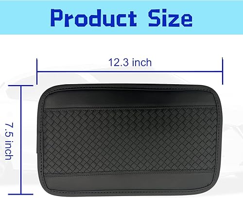 Miniatura 2 de 1 almohadilla para reposabrazos central de automóvil, funda de cuero para reposabrazos, almohadilla de consola central automática, accesorios de