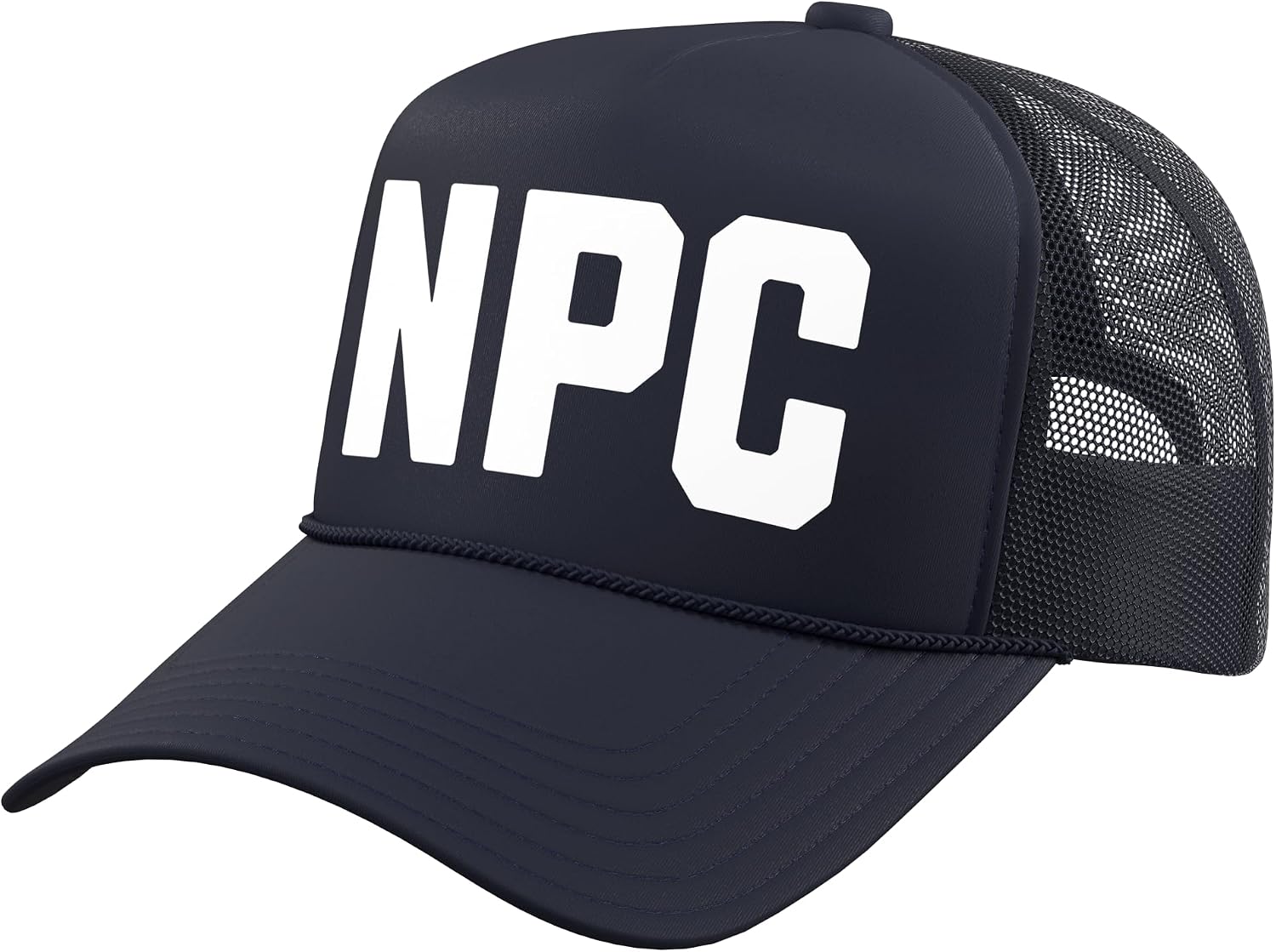 NPC Non Playing Character Larping RPG Trucker Hat with Adjustable Mesh Back