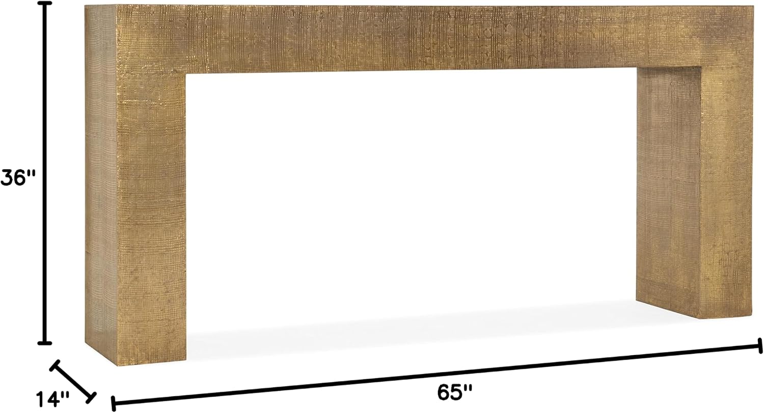 Hooker Furniture Melange Kanchan Sofa Console - Living Room