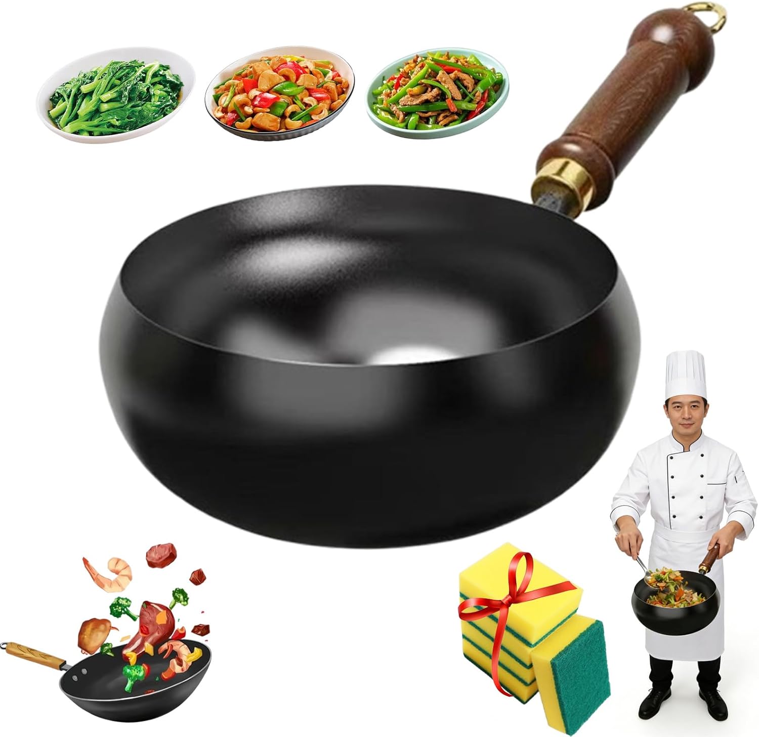 2027 Upgrade Japanese Cast Iron Cookware,Japanese Cast Iron Pot,Cast Iron Pot Made In Japan,Uncoated Thick Iron Pot,Hand-Forged Non-Stick Cast Iron Skillet For Pots On Electric Stoves (24cm)