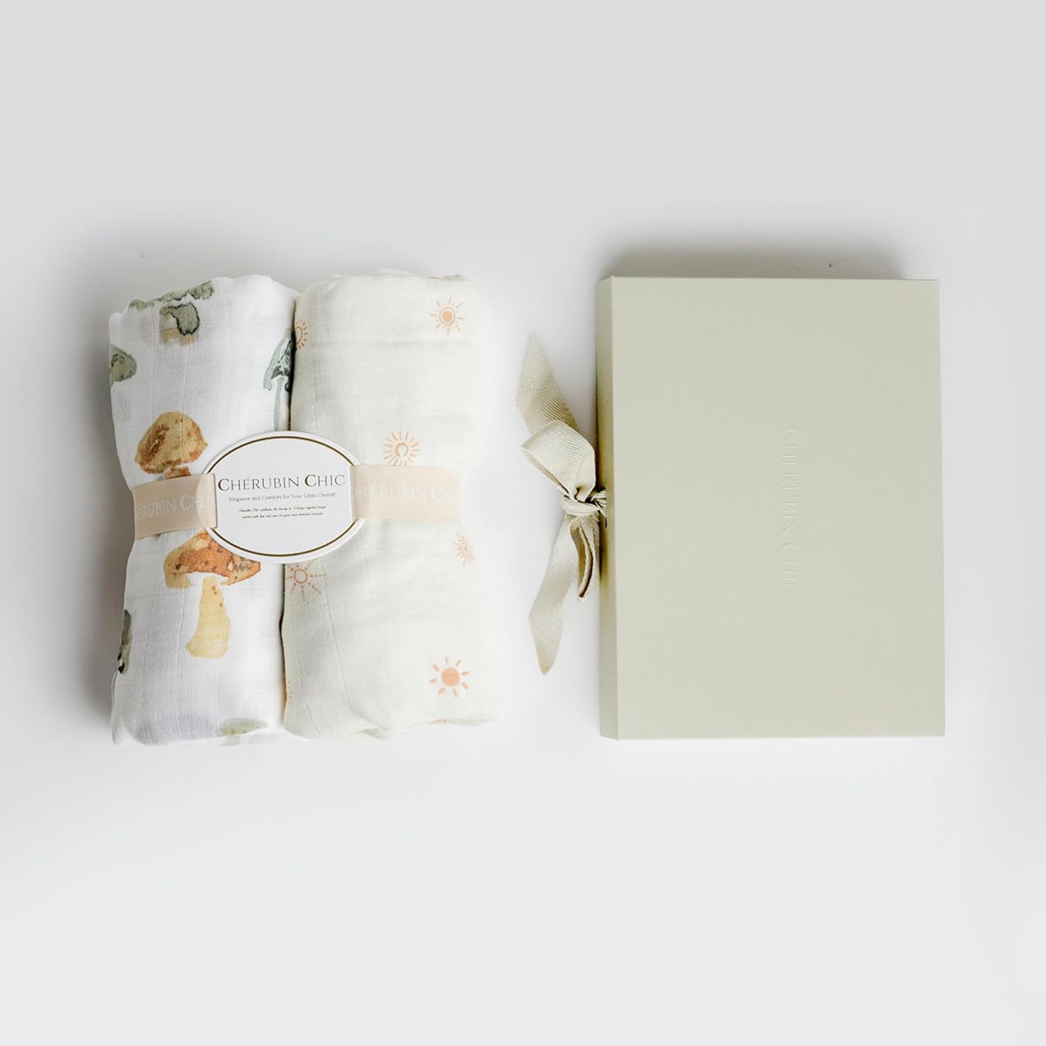 Baby Swaddle Blanket | Breathable Swaddles for Boys & Girls | Large 47 x 47 inches Newborn Receiving Blankets - PB25+PB41
