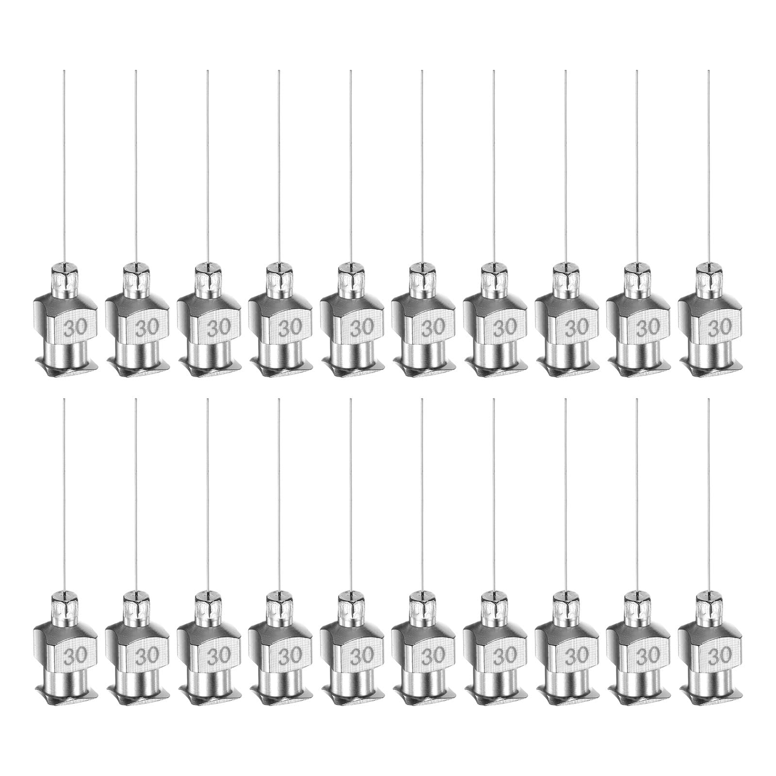 HARFINGTON 20pcs 18Gauge Stainless Steel Dispensing Needles, 1" All Metal Glue Needle Tube Blunt Tips Luer Lock for Thick Liquids, Ink, Glue, Lab Use — Amazon image 24