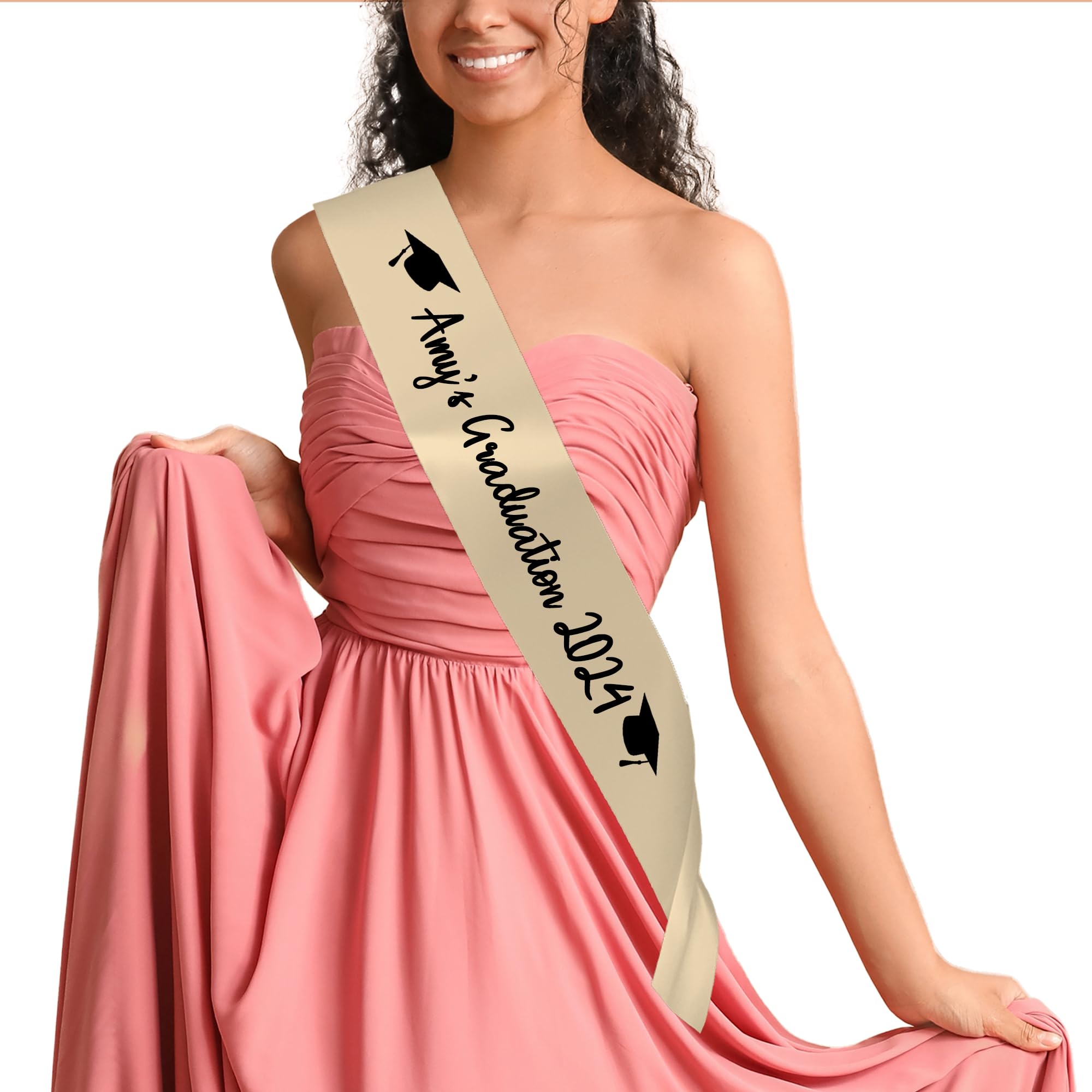 My Pretty Little GiftsMy Pretty Little Gifts Personalised Graduation Sash Graduate Gift Present Uni Honour Bachelor 1st - Any name or year - Any Colour