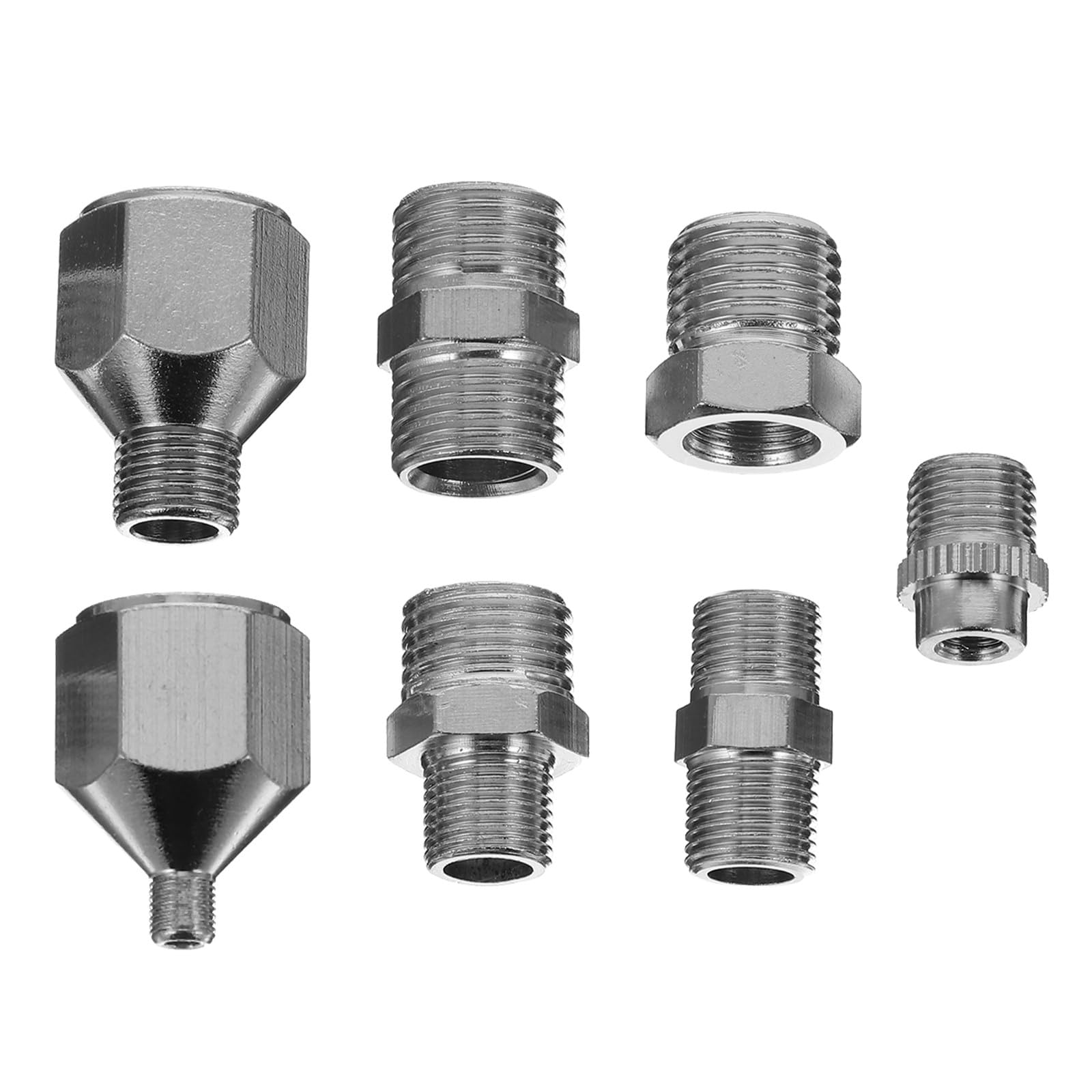 Conector de manguera de aerógrafo WRITWAA de metal y 7 variantes 8