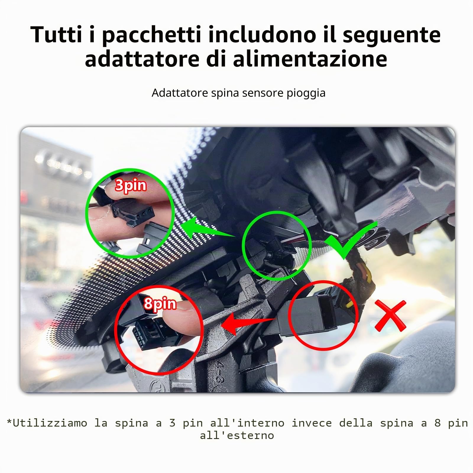MANGOAL 4K UHD 2160P Dash Cam Auto, Aspetto OEM, Adatta per Audi (Modello A) 2019-2026 A4 A6 Allroad A3 A5 A7 A8 Q3 Q5 Q7 S3 S4 S5 S6 S7 S8 TT RS3 RS5 RS6 e-tron, Sensore G, WiFi & App,Scheda da 64 GB