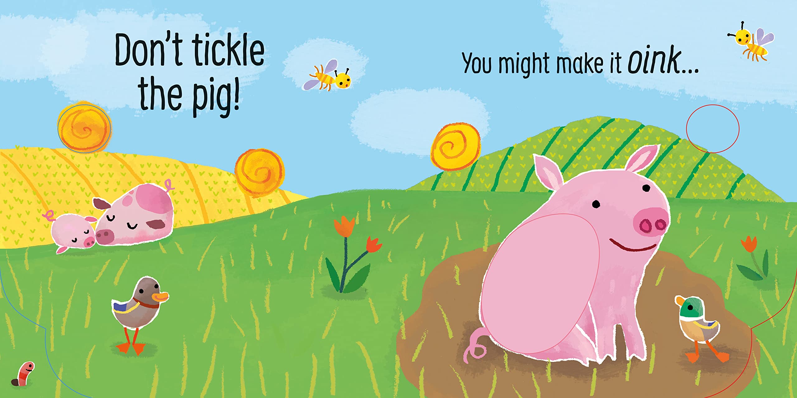 Don't Tickle The Pig! (Touchy-Feely Sound Books): 1 (DON'T TICKLE Touchy Feely Sound Books)