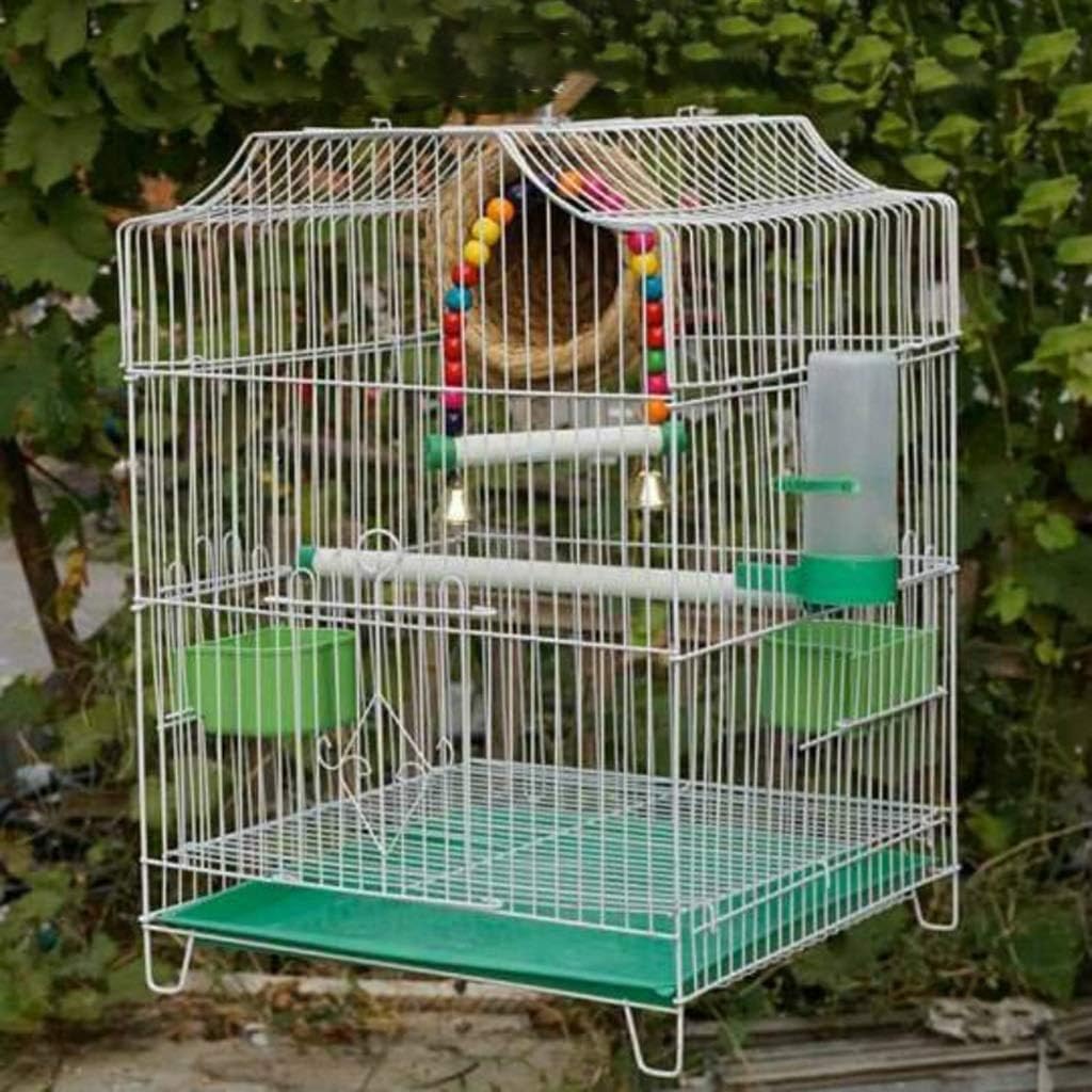Jaulas Profesionales para Pájaros, Suministros para Mascotas, Transportines para Pájaros, Jaulas Decorativas para Jardines, Jaulas para Pájaros Medianos, Jaulas para per,Metallic E