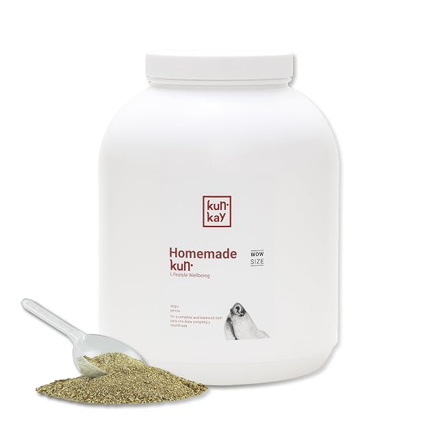 Homemadekun - Suplemento Natural en Polvo para Dieta Barf para Perros 4kg