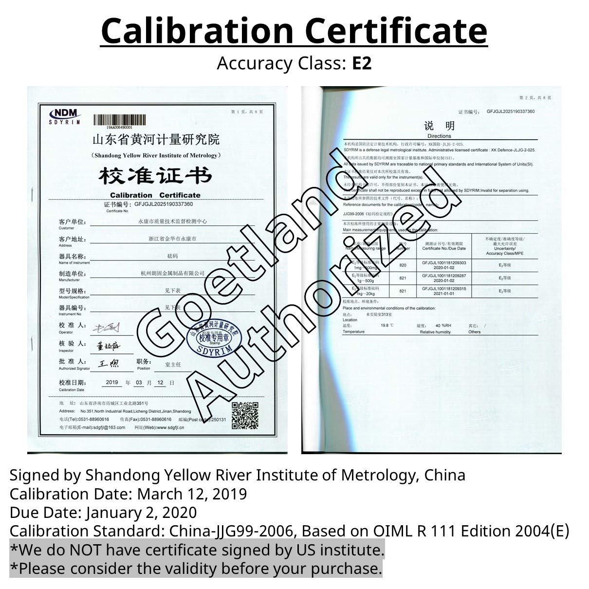 Goetland 304 Stainless Steel Class F1 Calibration Weight Set 1 mg - 1 kg 25 pcs for Balance Scale: Industrial & Scientific