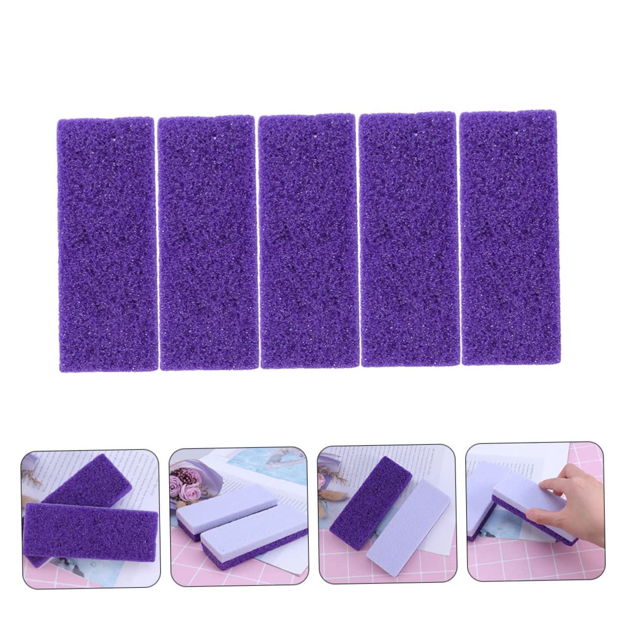 Healvian 3 Set Di Raschietto Per Piedi Lima Per Piedi Strumento Per La Rimozione Della Pelle Morta Forniture Per Lime Per Piedi 5 Pezzi * 3