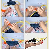 Vista 3 de Lanzador de globos de agua; honda de globo de agua; tirachinas de globo de aguas bestias/cañón/lanzador; (1 largo alcance+1 rango cercano)