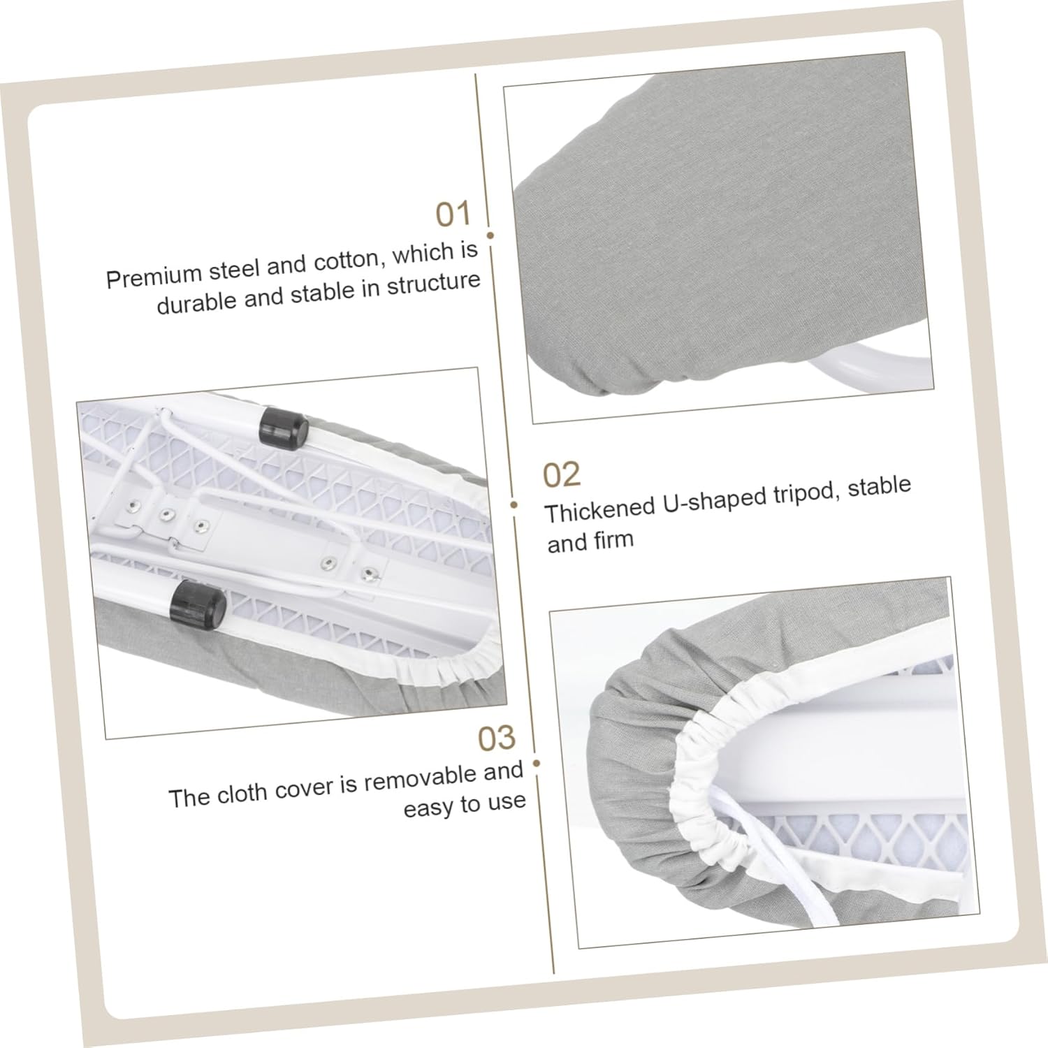 Ironing Board Compact Foldable Tabletop Ironing Tool for Home Use Sturdy Design with Thickened Support for Enhanced Stability Simple Style for Efficient Ironing