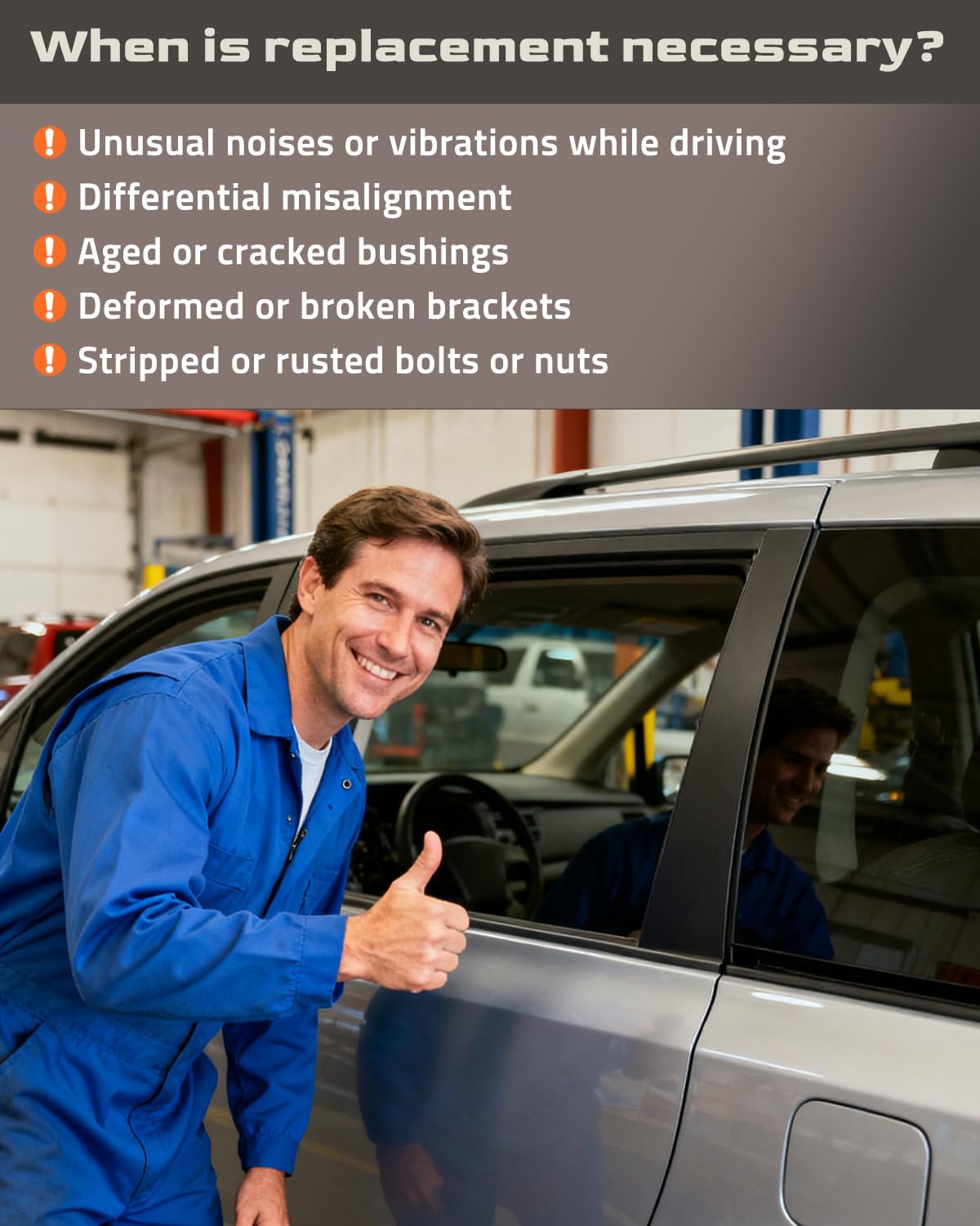 Rear Differential Forward Support Fit for Toyota Sienna 2004 2005 2006 2007 2008 2009 2010, Replace 52380-45030 5238045030