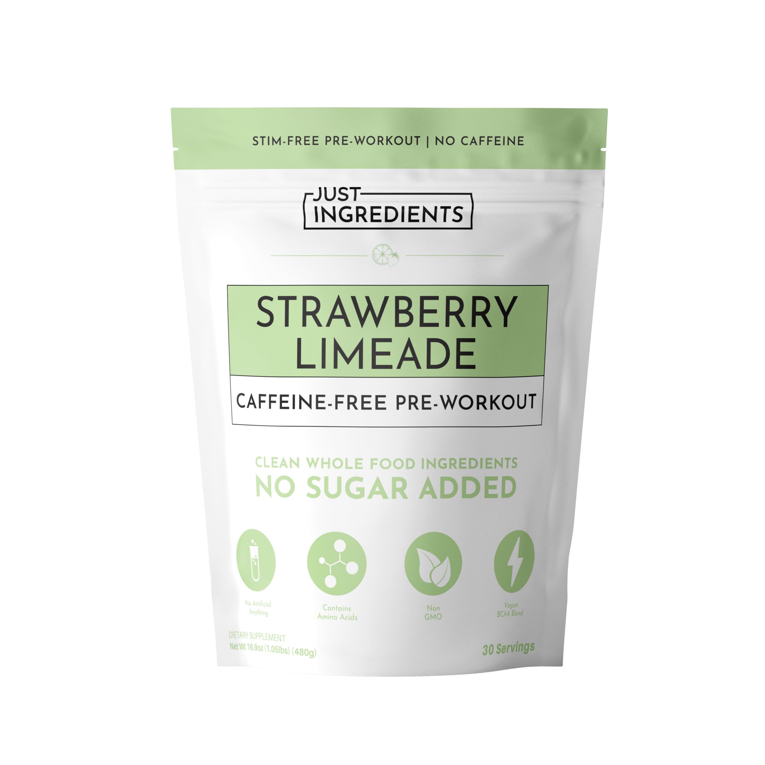 JUST INGREDIENTS Pre-Workout Tropical Paradise - Natural - 30 Servings — Amazon image 15