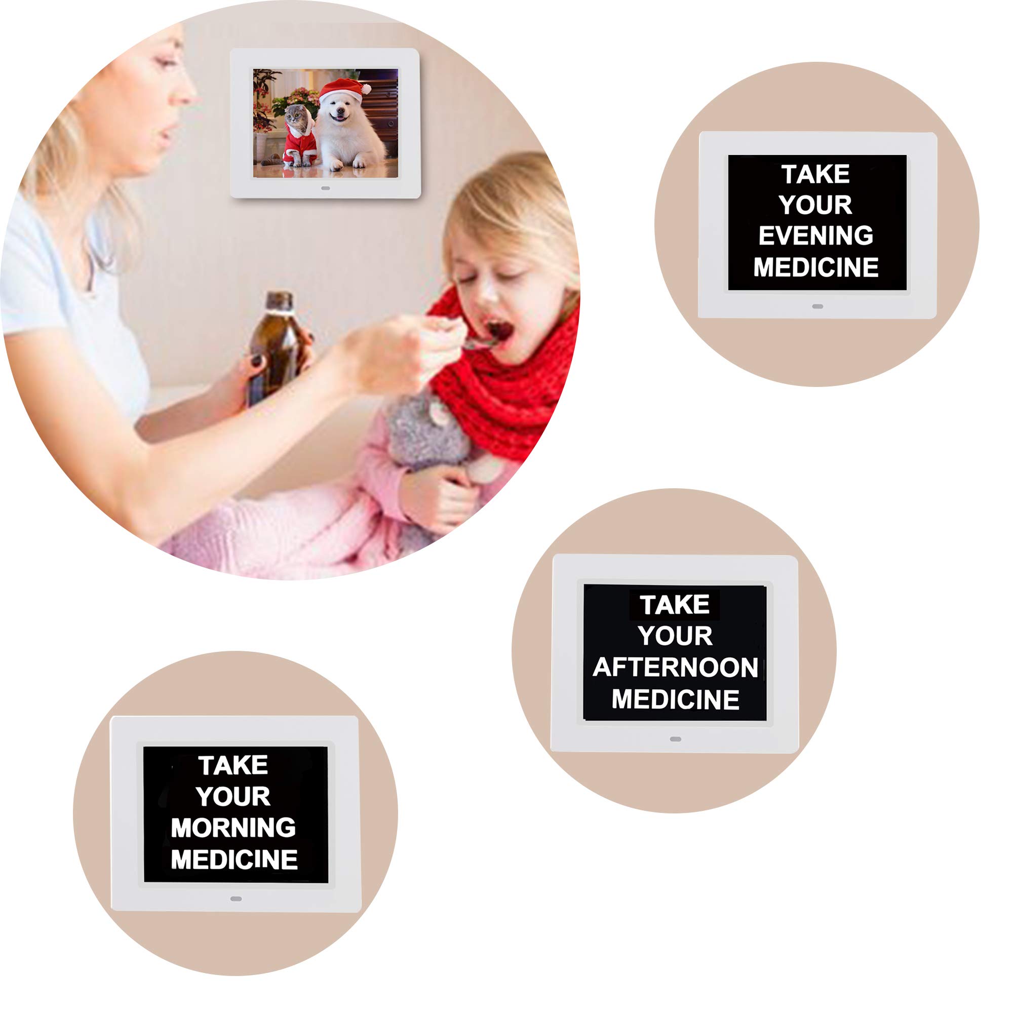 Buy Jaihonda Digital Day Calendar Clock Extra Large Non Abbreviated Day 