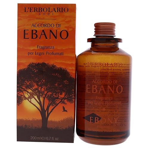 LErbolario Notas de ébano Difusor de Fragancia para Habitación Unisex 6.7 oz Fragancia