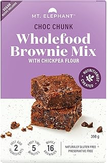 Mt. Elephant Choc Chunk Wholefood Brownie Mix 350 g