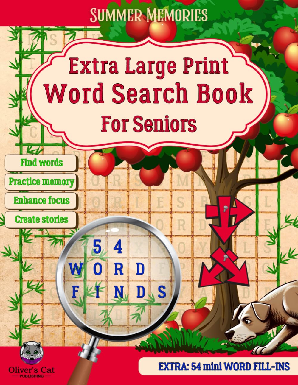 Summer Memories Extra Large Print Word Search Book: Big Font Easy Brain Games for Seniors, Adults, and Dementia Patients: Cognitive Puzzles and Memory Activities for the Visually Impaired