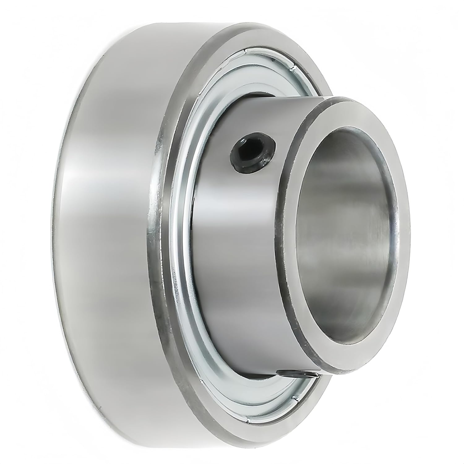 DEEG 2 PCS CSB205-16 1" Bore Insert Bearing YA100RR FHSR205-16 with Set Screw Lock 1" x52mm CSB205 16 for Agriculture Machines, Transportation Systems