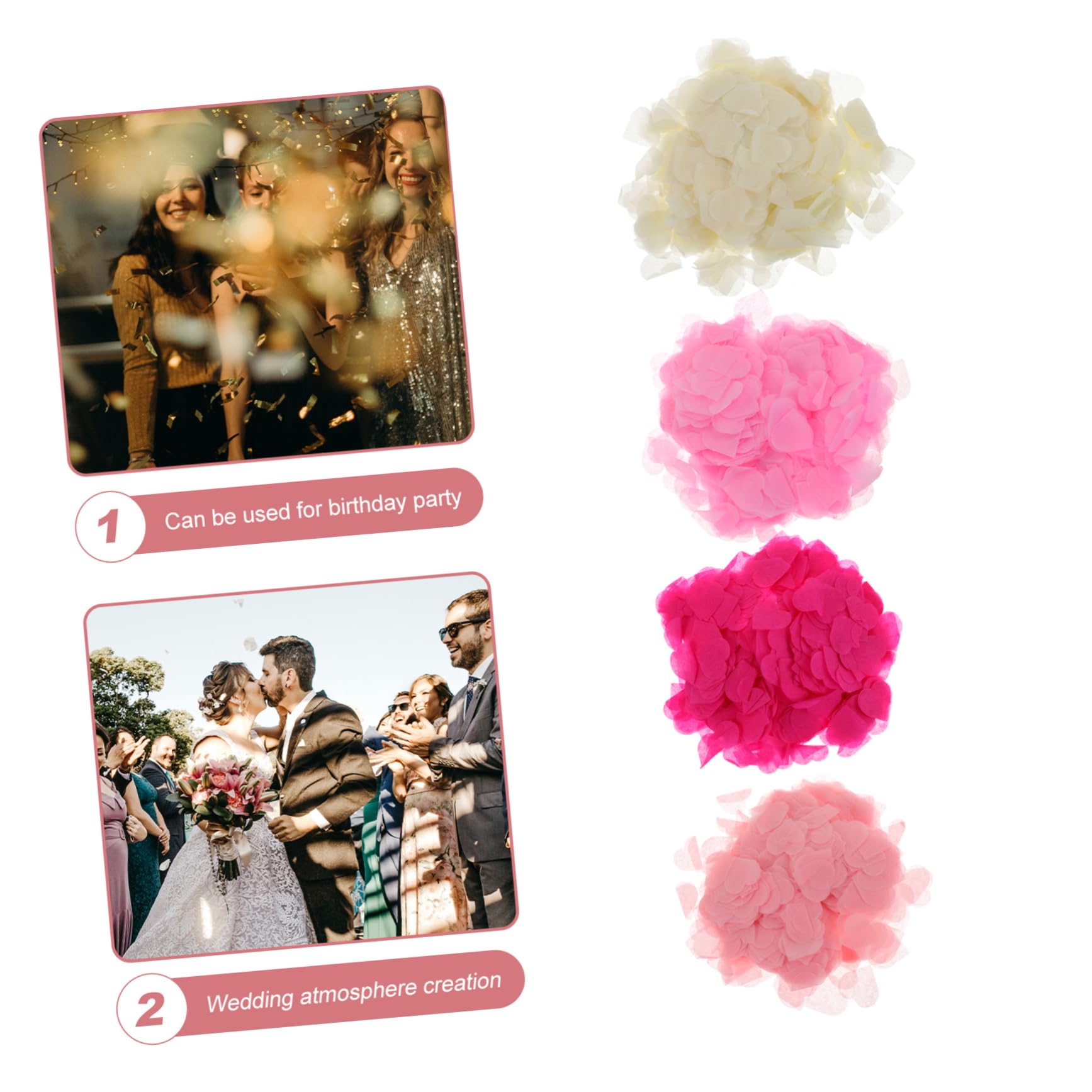 50 Stück Silbernes Herz-Konfetti Mit Organza-Beutel – Für Hochzeit, Valentinstag & Partydekoration