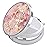 Nipichsha Pill Box, Small Pill Case for Purse & Pocket, Cute Travel Medicine Organizer, Portable Medicine Container Holder to Hold Vitamins, Medication, Fish Oil & Supplement, Gold Pink Marble