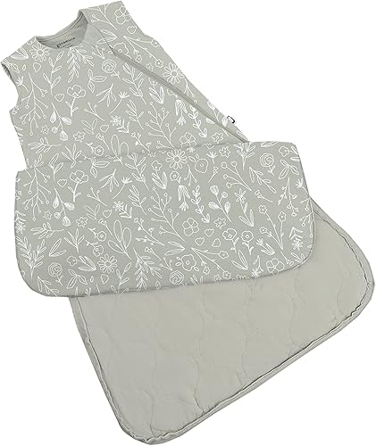 GUNAMUNA Saco de dormir unisex para bebé, niño pequeño, rayón de bambú, saco de dormir de primera calidad, 0.5 TOG