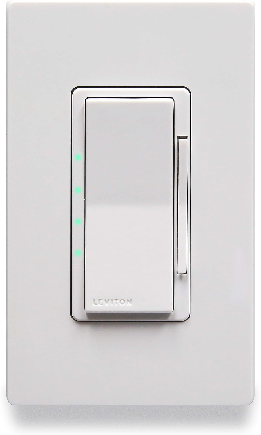 Leviton DW4SF-1BW Decora Smart Wi-Fi Fan Speed Controller, White