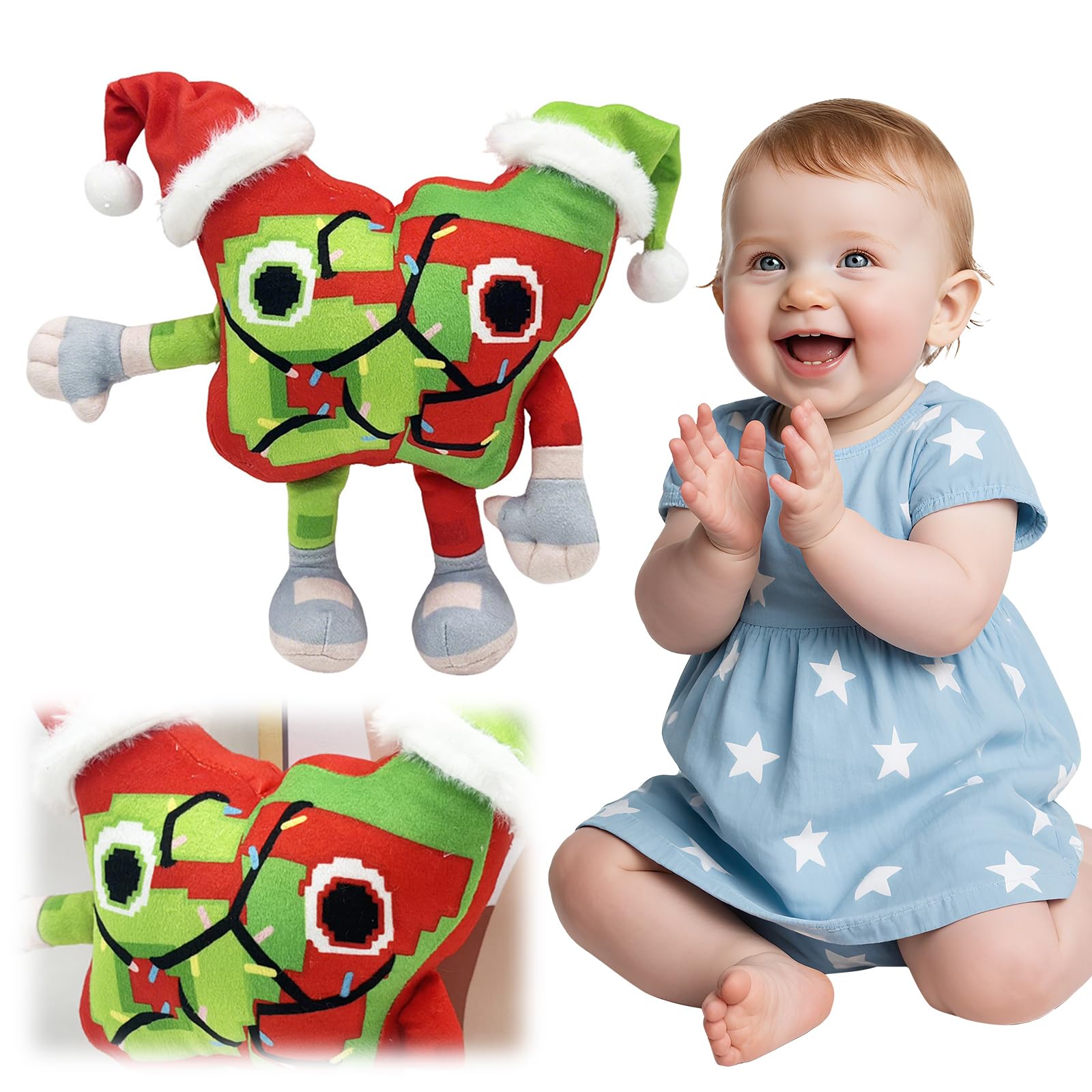 Festive 67 Peluche Six Seven Peluche Morbido Peluche Numero Personaggio Regalo di Compleanno