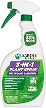 Earth's Ally 3-in-1 Plant Spray 32 oz | Safe & Organic Insecticide, Fungicide & Spider Mite Control, Use on Indoor Houseplants and Outdoor Plants, Gardens & Trees, Insect Repellent & Antifungal Use