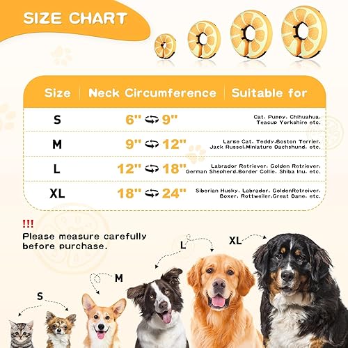 Miniatura 3 de Sivomens Collar inflable de cono para perro, alternativa después de la cirugía, cómodo y lavable para lamer heridas, collar electrónico de