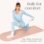 Bala Yoga Mat for Home Gym - Non Slip Exercise Mat for Home Workout, Stretching, Pilates, Aerobics & Floor & Fitness Work Out - Indoor Exercising Mat