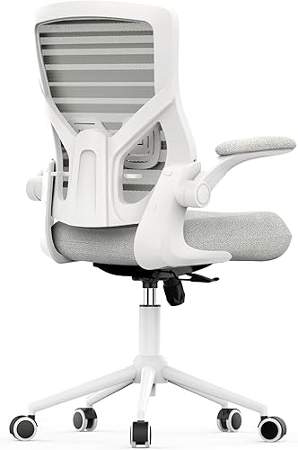 Miniatura 35 de Silla de oficina ergonómica para largas horas y alivio del dolor de espalda baja, cojín de asiento de espuma viscoelástica, soporte lumbar acolchado