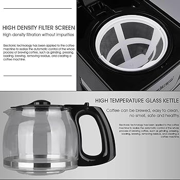 Cafetera De Goteo con Filtro, Interruptor De Encendido/Apagado Fácil Y Medidor De Agua Visible3