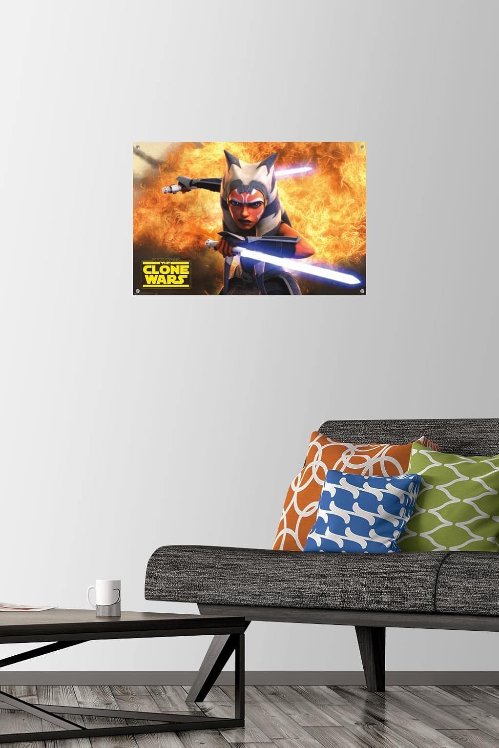 Trends International Star Wars: Clone Wars - Ahsoka Tano Wall Poster with Push Pins image 2